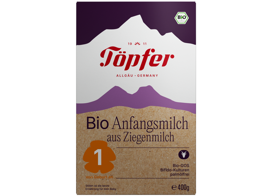 Töpfer BIO Anfangsmilch 1 aus Ziegenmilch
