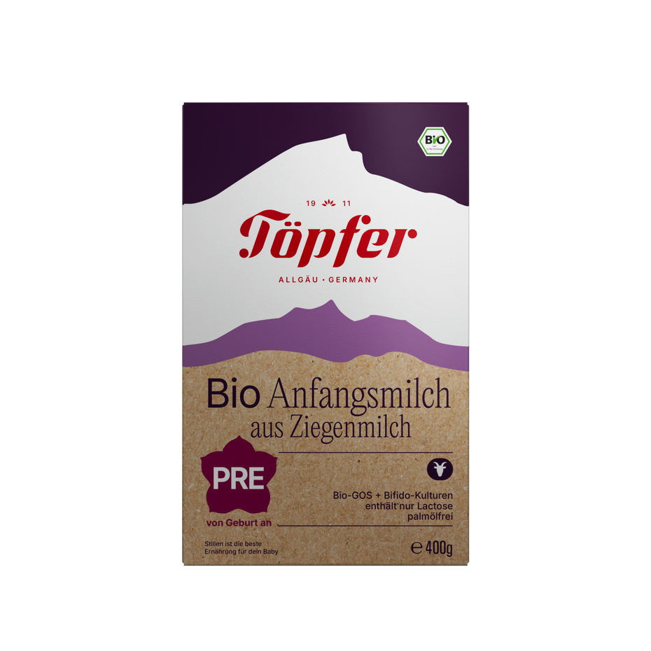 Töpfer BIO PRE Anfangsmilch aus Ziegenmilch