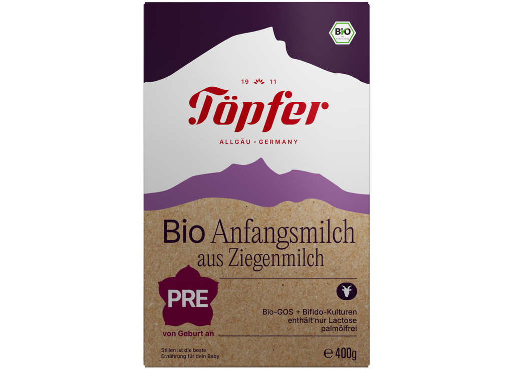 Töpfer BIO PRE Anfangsmilch aus Ziegenmilch