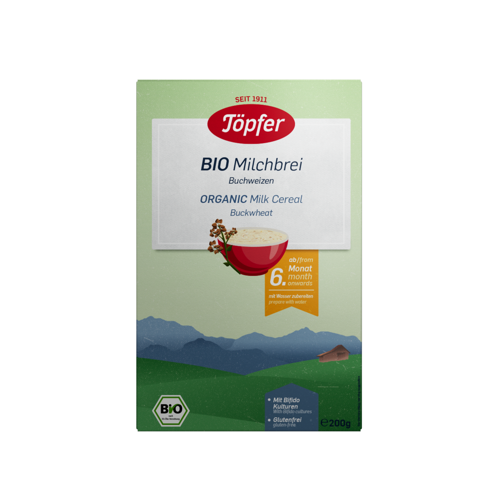 Töpfer Bio Milchbrei Buchweizen