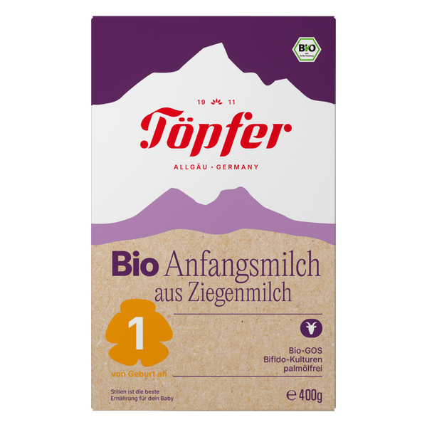 Töpfer BIO Anfangsmilch 1 aus Ziegenmilch