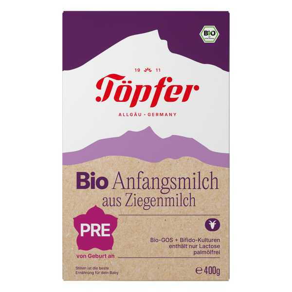 Töpfer BIO PRE Anfangsmilch aus Ziegenmilch